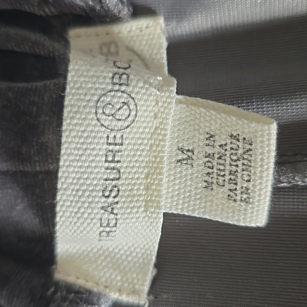 Tteasures&Bond, Charcoal Velvet Pants, Sz M NWT - Picture 8 of 8
